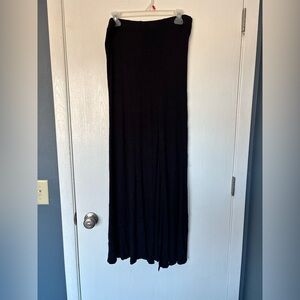 Sozy thigh slit Elegant Black Maxi Dress